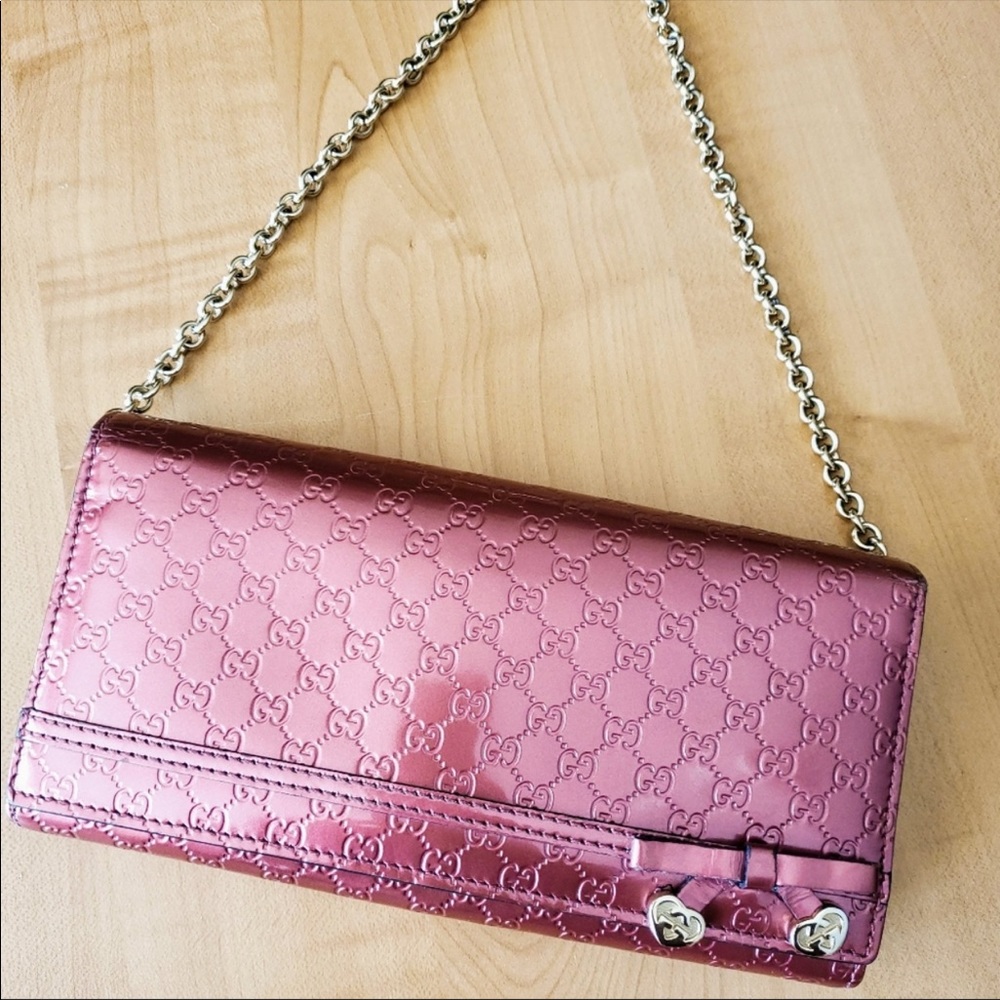 Authentic Gucci chain wallet